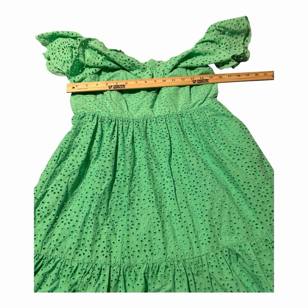 $238 Lilly Pulitzer ASTERIA DRESS Cabana Green Daisy Dreams EYELET 8 Dress - Picture 8 of 16